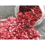 Apple Red Center Hole Circular Sequins (3 mm) (Pack of 100 Grams) for Embroidery Art and Craft
