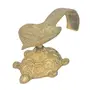 Handmade Indian Puja Brass Oil Lamp - Diya Lamp Tortoise Shaped Design MN-Brass_Tortoise_Diya