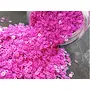 Bubblegum Pink Center Hole Circular Sequins (4 mm) (Pack of 100 Grams) for Embroidery Art and Craft