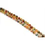 10 mm Multicolour Mix Jade Rondelle Quartz Semi Precious Stone Pack of 1 String for-Jewellery Making Beading & Craft.