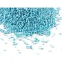 (15/0  1.5 mm 450 Grams) Turquoise Opaque Dyed 2 Cut Seed Beads for Embroidery Jewellery Making Beading Art and Craft Supplies