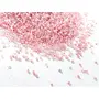 (15/0  1.5 mm 450 Grams) Pink Inside Colour Dyed 2 Cut Seed Beads for Embroidery Jewellery Making Beading Art and Craft Supplies (Standard Quality)