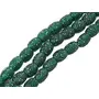 Dark Green Cylindrical Resin Beads for Jewellery Making Beading Craft Embellishments (13 mm * 18 mm) (1 String)
