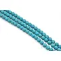 10 mm Sky Blue Jade Rondelle Quartz Semi Precious Stone Pack of 1 String for-Jewellery Making Beading & Craft.