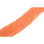 14 mm Orange Jade Quartz Semi Precious Stones Pack of 1 String- for Jewellery Making Beading & Craft.