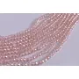 Peach Rainbow Tyre/Rondelle Shaped Crystal Beads (10 mm) 5 Lines for  Jewellery Making Beading Arts and Crafts and Embroidery.