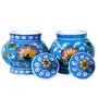 Lovely Sugar Jar in Blue Pottery