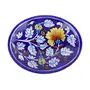 Indian Blue Art Pottery Ceramic Soap Dish (12.5 cm x 10 cm x 3 cm Sky Blue IBAP33)