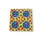 Ceramic Handmade Tiles Pack of 4 (4 Inch)