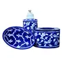 Mitti Cermic Tooth Brush Holder with Lotion Dispenser and Soap Dish
