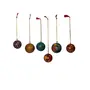 Multi Coloured Kashmir Hanging Balls - Set of 6