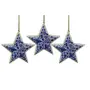 Handcrafted Christmas (Xmas) Decorative Hanging Stars Ornaments (Set of 3)