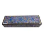 India Meets India Hand Painted Kashmiri Craft Decorative Trinket Box Multi Purpose Storage Like Jewellery/Cosmetics/Men's Cufflinks/Tie Clip Clasp/Rings