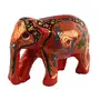 Shopatplaces Elephant In Red From Kashmir