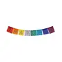 SCORIA Lucky Sign Hanging Buddhist Prayer Flags for Car/Bike and Home (Multi-Color)