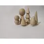 Wooden Trees Made f Wood (Set of 6)