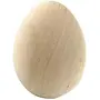 Easter DIY Doodle Unpainted Wooden Egg Toy 6 Pieces