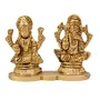 Brass Laxmi Ganesh Murti Idol (Small Size)