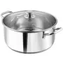Vinod Stainless Steel Induction Friendly Roma Saucepot 24cm5ltr Silver