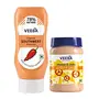 Veeba Chipotle Southwest Dressing 300 g & Cheese & Chilli Sandwich Spread 275 g - Pack of 2