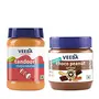 Veeba Breakfast  - Tandoori Mayonnaise  & Choco Peanut Spread Crunchy Jar 2 X 250 g with Combo