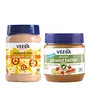 Veeba Breakfast  - Cheese N Chilli Sandwich Spread  & Natural Peanut Butter Crunchy - Unsweetened Jar 2 X 285 g with Combo
