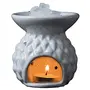 Mangalam Scent - Ceramic Diffuser Burner with tea light candle and camphor - Pack of 1