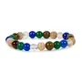 Stone Earth Element Bracelet For Man, Woman, Boys & Girls- Color: Multicolor (Pack of 1 Pc.)