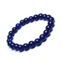 Stone Blue Onyx Healing Beads Bracelet for Self Control For Man, Woman, Boys & Girls- Color: Blue (Pack of 1 Pc.), 4 image