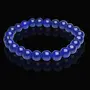 Stone Blue Onyx Healing Beads Bracelet for Self Control For Man, Woman, Boys & Girls- Color: Blue (Pack of 1 Pc.), 6 image