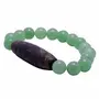 Stone Green Aventurine with Tibetan Bead For Man, Woman, Boys & Girls- Color: Green (Pack of 1 Pc.)