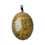 Stone Agitated Coral Fossil Pendant For Man, Woman, Boys & Girls- Color- Orange (Pack of 1 Pc.)
