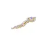 Leaf with Semi-Precious Cubic Zirconia Brooch (Pack of 2), 4 image