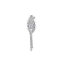 Cute Leaf with Semi-Precious Cubic Zirconia Brooch (Pack of 2), 2 image
