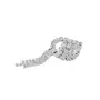 Cute Leaf with Semi-Precious Cubic Zirconia Brooch (Pack of 2), 4 image