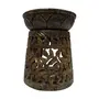 Stone Oil Burner Cone Shape Carved (7.5cm x7.5cm x10cm)