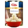 Gits 2Kg Ready to Eat Rasgulla Tins (Pack of 2 X 1Kg Each), 2 image