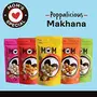 MOM - MEAL OF THE MOMENT All-Star Makhana -Assorted Flavors - Cheddar Cheese Himalayan Salt N Pepper Desi Chaat Cream N Onion Tomato Achaari (Pack of 5 65g Each), 6 image