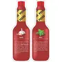 Sauce Combo (Garlic + Mint)(Pack of 2 Bottles) (60gm X 2 = 120 gm) Original Indian Hot Sauce Bottle, 3 image