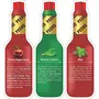 Sauce Combo (Mexican CULANTRO + RED Cherry Pepper + Mint) (Pack of 3 Bottles) (60gm X 3= 180 gm) Original Indian Hot Sauce Bottle, 3 image