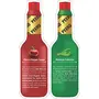 Sauce (Made in India) Combo (Mexican CULANTRO + RED Cherry Pepper)(Pack of 2 Bottles) (60gm X 2= 120 gm) Original Indian Hot Sauce Bottle, 3 image
