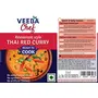 Veeba Chef Ready to Cook - Thai Green Curry 240 g & Thai Red Curry 240 g - Pack of 2, 3 image
