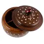 Wooden Dry Fruit Box (Brown 7 inch), 2 image