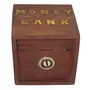 Woooden with Brass Work Antique Money Bank, 4 image