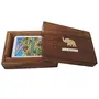 Playing Card Rosewood Deck Case Holder Box, 2 image