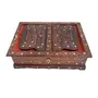 Wooden Hand Carved HOLY Book Stand and Box with Brass Work for QuranBibleGITAVEDGURU Granth Sahib, 3 image
