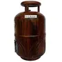 Wooden Money Bank Cylinder Shape ( Brown Height - 9 inch Base Size - 5 inch ), 4 image