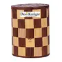 Round Money Bank Chess Style Joint Wood Piggy Bank, 3 image
