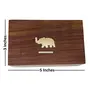 Playing Card Rosewood Deck Case Holder Box, 5 image