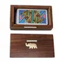Playing Card Rosewood Deck Case Holder Box, 4 image